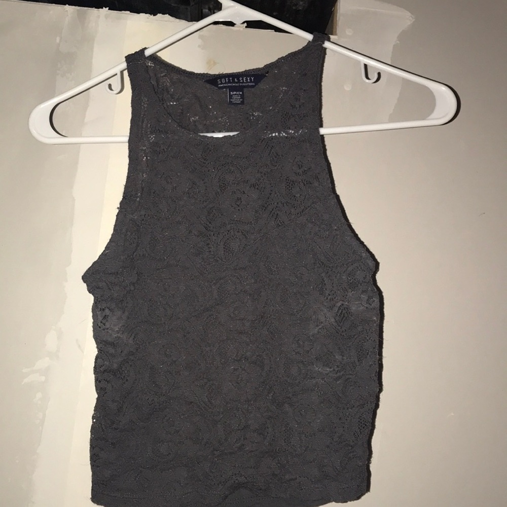 American eagle lace crop top